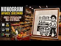 Solve the Grocery Shopping Nonogram Japanese Crossword Puzzle