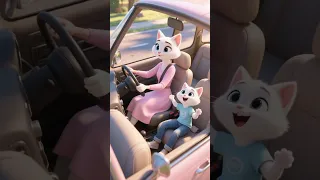 القط كريم راح الفسحة مع أمه لاكن 