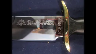 1970 s Carl Schlieper Survival Knife Solingen Germany NOS