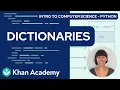Dictionaries FULL UNIT Intro to CS - Python Khan Academy
