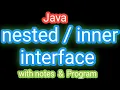 Nested Interface in Java