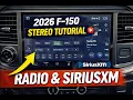 2026 Ford F-150 Stereo Tutorial How to Use Radio Presets SiriusXM
