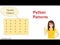 Python for Beginners Part-16 Printing Stars in Square Shape