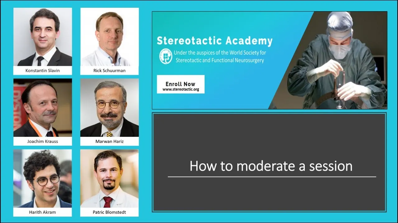 How to moderate a scientific session: video thumbnail