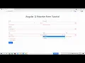 Angular 12 Reactive Form Working Demo Email Validation Checkbox Validation