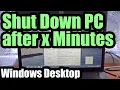 How to automatically Turn OFF your after a few using a software DShutdown