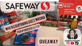 Safeway online pickup order FAILURE GIVEAWAY RULES