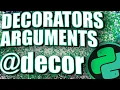 DECORATORS WITH ARGUMENTS IN PYTHON