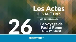 Le voyage de Paul à Rome
