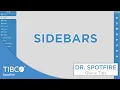 Add a Sidebar in Spotfire