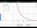 How to do an Exponential Regression on Desmos Graphing Calculator Algebra 2