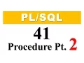 tutorial 41 How To Create Stored Procedure Without Parameters in Oracle Database