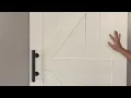 Honest Review of COSHOMER 42in x 84in MDF Sliding Barn Door with 7ft Barn Door Hardware Kit Handle