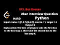 LEETCODE 815 BUS ROUTES PYTHON