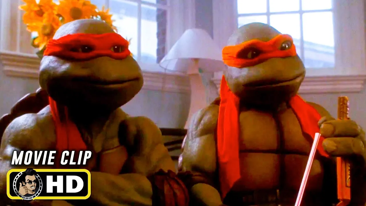 TEENAGE MUTANT NINJA TURTLES II Clip - "Do Not Change Channel" (1991)