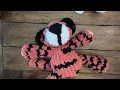Easy Chunky Yarn Tiger 🐅 | Easy to Follow Finger Knitting Tutorial