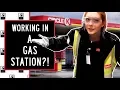 trying out a job at a gas station for a week
