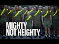 Height is no barrier for the Four-foot-seven Marine