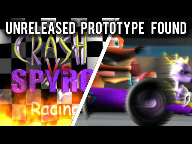 Crash vs Spyro Racing Original XBOX Prototype Found!