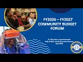 SLPS FIscal Year 2026-2027 Virtual Commnunity Budget Forum - April 21 2026