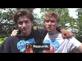 Sebastian Croft and Connor Jessup for Choose Love Queer Was Always Here