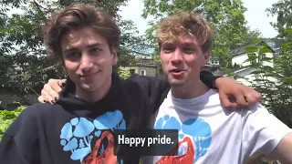 Sebastian Croft and Connor Jessup for Choose Love Queer Was Always Here