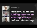 Testing Refactoring existing code C vs VM Singleton vs DI iOS Dev Live Mentoring