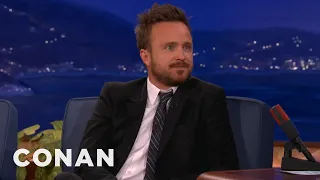 Aaron Paul Can t Stop Saying Bitch CONAN on TBS