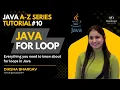 Java For Loop break and continue Nested Loop Java A-Z Tutorial Series DiVaScript