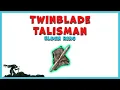 Final Strike Twinblade Talisman Elden Ring