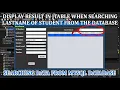 Search data from MySQL Database - Netbeans 17 with MySQL Server Database