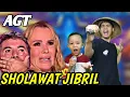 PETANI DAN ANAK KECIL BAWAKAN SHOLAWAT JIBRIL NADA TINGGI DI AMERICAN GOT TALENT