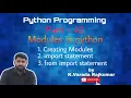 Python Programming Part - 42 Modules in Python
