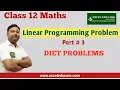 Diet problem diet problem linear programming example linear programming problem class 12 math