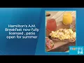 Hamilton s A M Breakfast now fully licensed patio open for summer