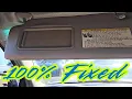 The ONLY way to fix Toyota saggy sun visor