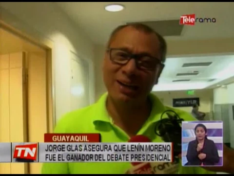 Jorge Glas calificó de calumnias denuncias en su contra