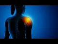 Female having pain in shoulder stock footage stock Cinefootage