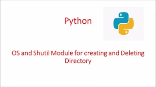 Python OS and Shutil Module a directory Deleting all files from a directory