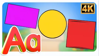 Shapes Song for Kids | Learn Circle, Square, Triangle & More | Educational Nursery Rhymes