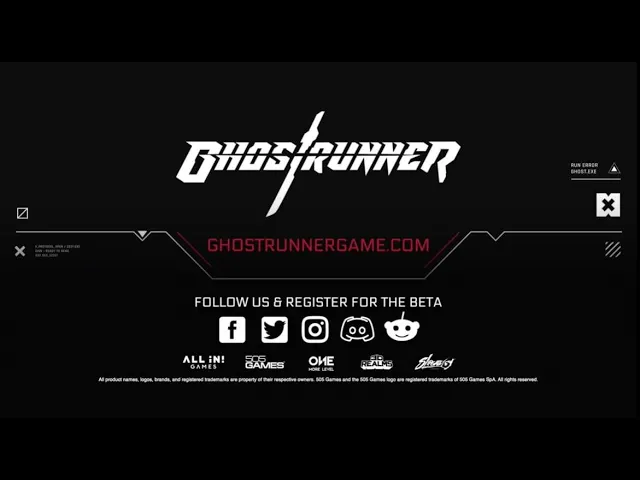 Ghostrunner | Official Gamescom 2020 Trailer - Register for the Beta!