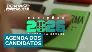 Confira a agenda dos candidatos à Presidência da República neste domingo (6)