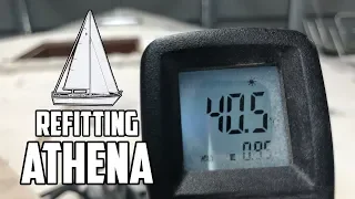 Sail Life – I’m melting! Grinding fiberglass, fixing holes,  Makita 9031- DIY boat repair