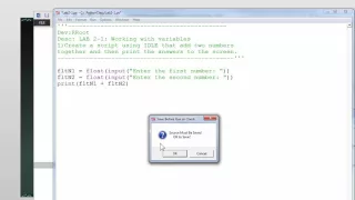 Python Mod02-12 Lab 2-1 Answers