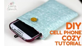 diy cell phone cozy tutorial