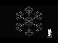 Blender L-system snowflake
