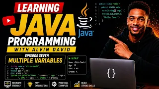Learn Java Programming With Alvin David Ep7 - Java Variables