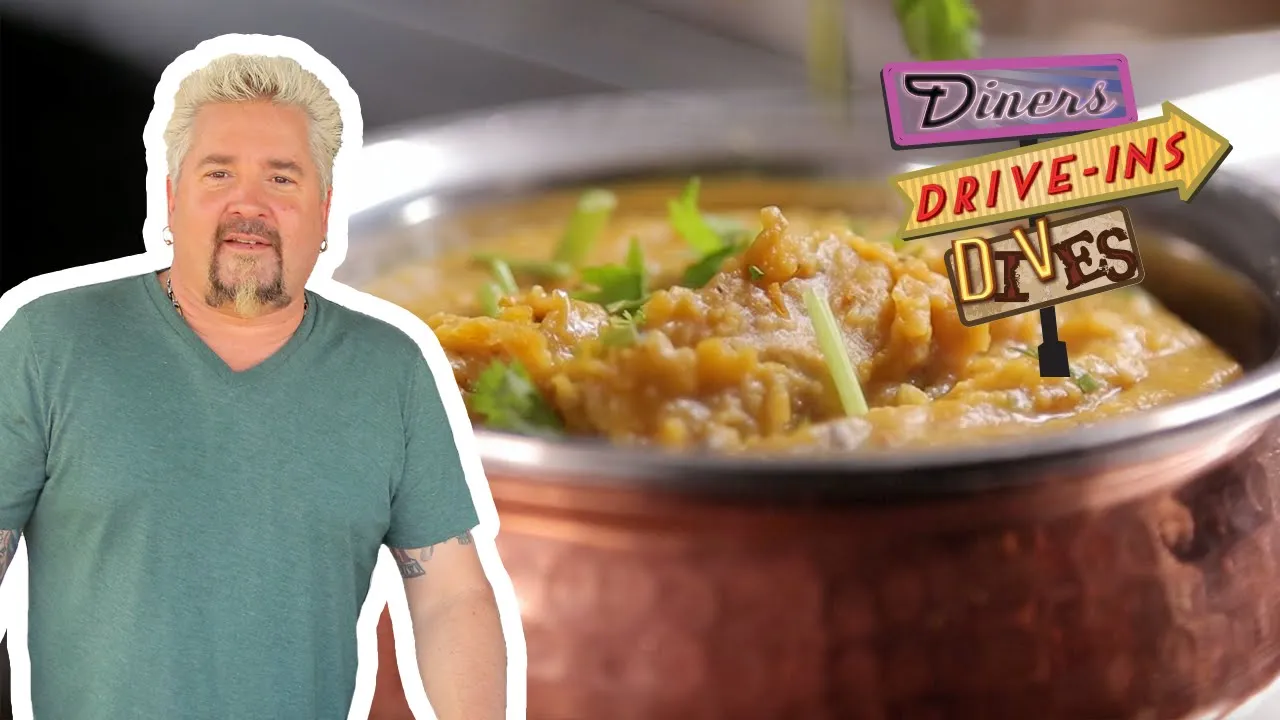 Guy Fieri Eats at an Ethiopian Joint in San Francisco   Diners, Drive-Ins and Dives   Food Network