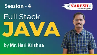 Java Full Stack Training Session-4 Mr Hari Krishna