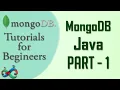 MongoDB Tutorial 49 MongoDB Java Part 1